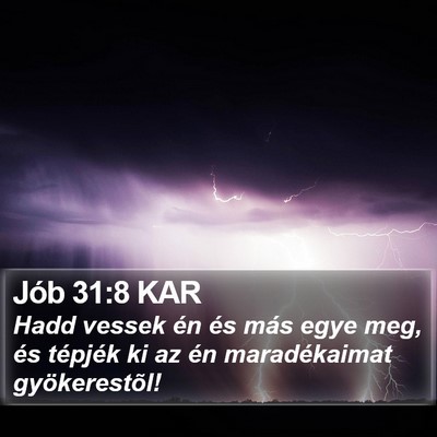 Jób 31:8 KAR Bible Verse Image