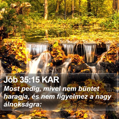 Jób 35:15 KAR Bible Verse Image