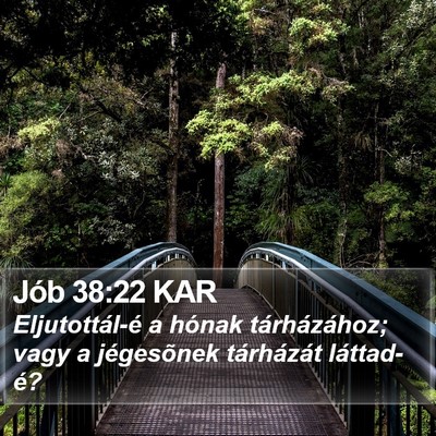 Jób 38:22 KAR Bible Verse Image