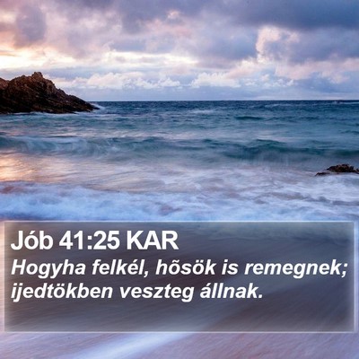 Jób 41:25 KAR Bible Verse Image