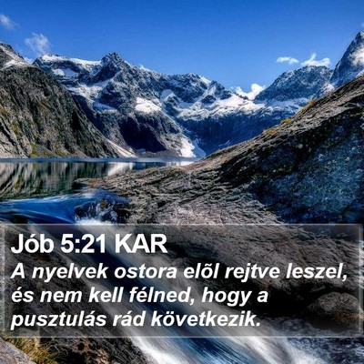Jób 5:21 KAR Bible Verse Image