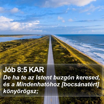 Jób 8:5 KAR Bible Verse Image
