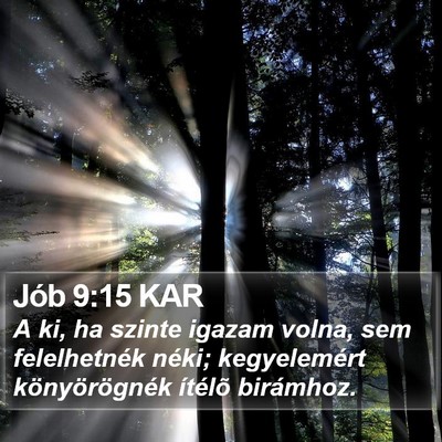 Jób 9:15 KAR Bible Verse Image