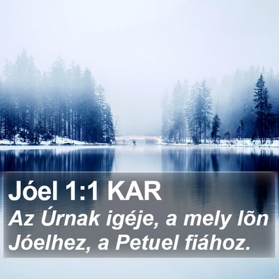 Jóel 1:1 KAR Bible Verse Image