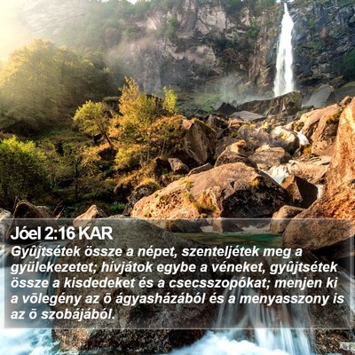 Jóel 2:16 KAR Bible Verse Image