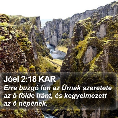 Jóel 2:18 KAR Bible Verse Image
