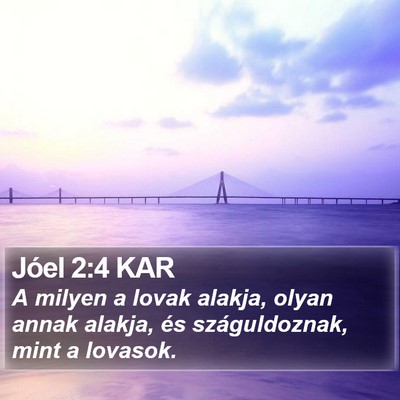 Jóel 2:4 KAR Bible Verse Image