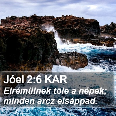 Jóel 2:6 KAR Bible Verse Image