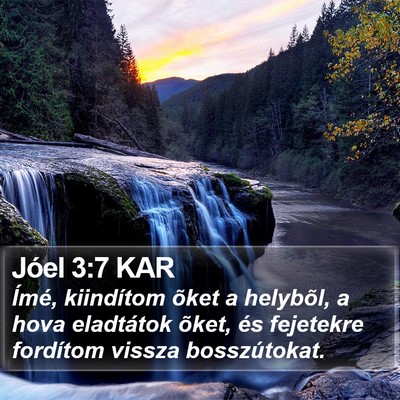 Jóel 3:7 KAR Bible Verse Image
