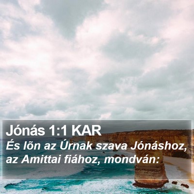 Jónás 1:1 KAR Bible Verse Image