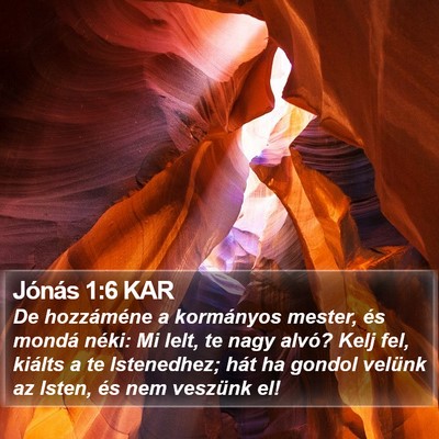 Jónás 1:6 KAR Bible Verse Image
