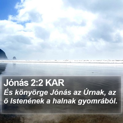 Jónás 2:2 KAR Bible Verse Image