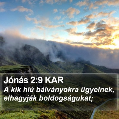 Jónás 2:9 KAR Bible Verse Image