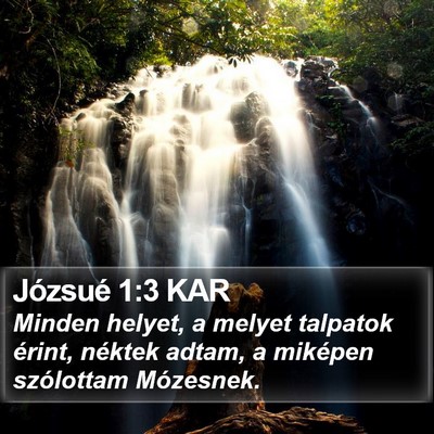 Józsué 1:3 KAR Bible Verse Image