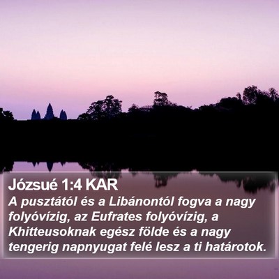 Józsué 1:4 KAR Bible Verse Image