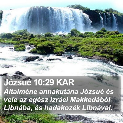 Józsué 10:29 KAR Bible Verse Image