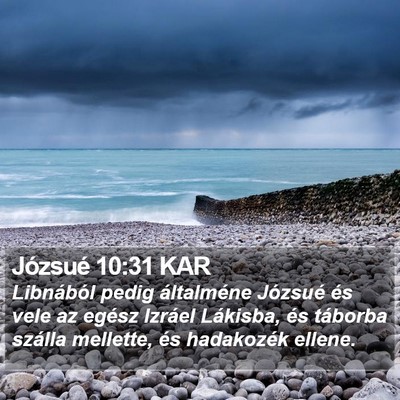 Józsué 10:31 KAR Bible Verse Image
