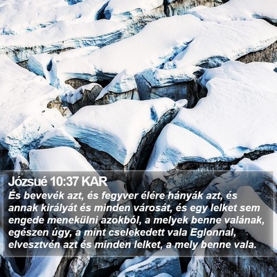 Józsué 10:37 KAR Bible Verse Image