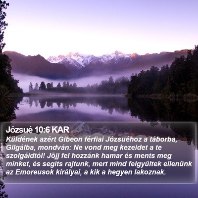 Józsué 10:6 KAR Bible Verse Image