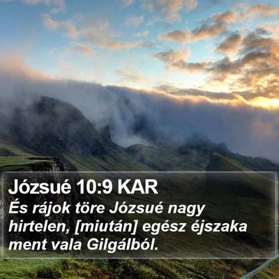 Józsué 10:9 KAR Bible Verse Image