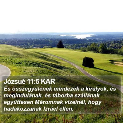 Józsué 11:5 KAR Bible Verse Image