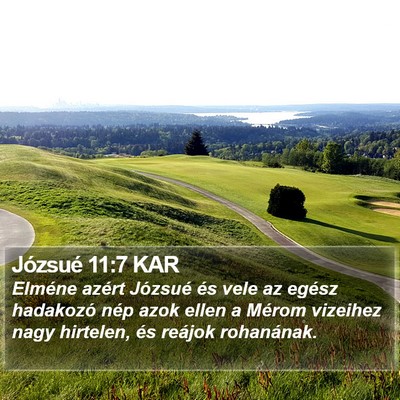 Józsué 11:7 KAR Bible Verse Image