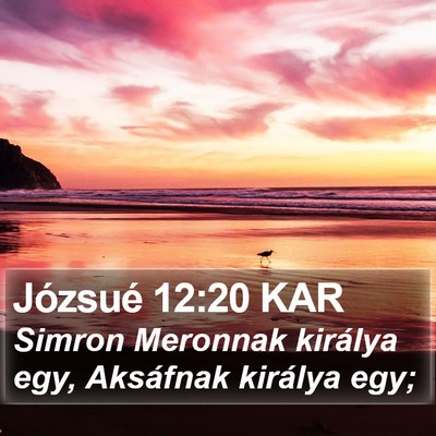 Józsué 12:20 KAR Bible Verse Image