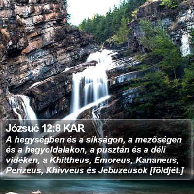 Józsué 12:8 KAR Bible Verse Image
