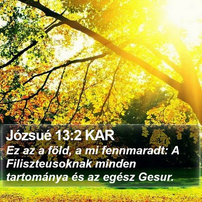 Józsué 13:2 KAR Bible Verse Image