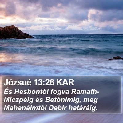 Józsué 13:26 KAR Bible Verse Image