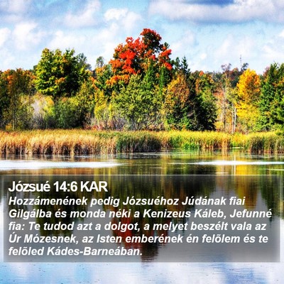 Józsué 14:6 KAR Bible Verse Image