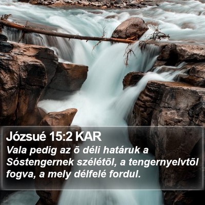Józsué 15:2 KAR Bible Verse Image