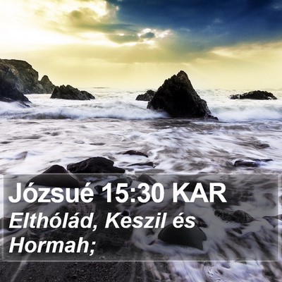 Józsué 15:30 KAR Bible Verse Image