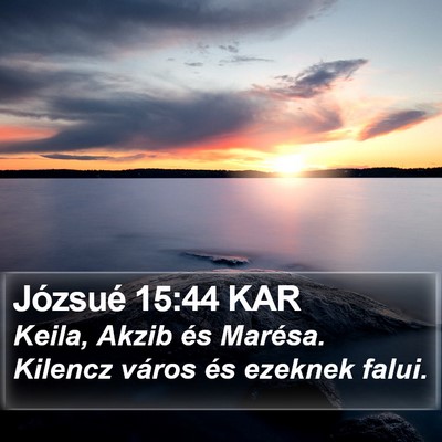 Józsué 15:44 KAR Bible Verse Image