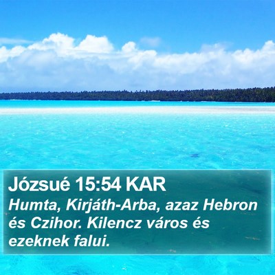 Józsué 15:54 KAR Bible Verse Image