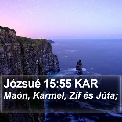 Józsué 15:55 KAR Bible Verse Image