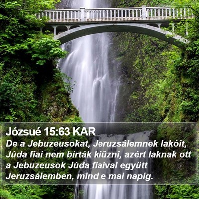 Józsué 15:63 KAR Bible Verse Image