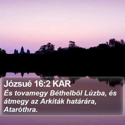 Józsué 16:2 KAR Bible Verse Image