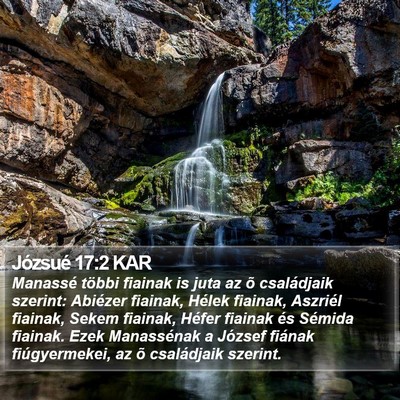 Józsué 17:2 KAR Bible Verse Image