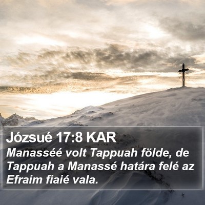 Józsué 17:8 KAR Bible Verse Image