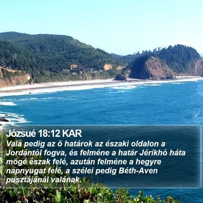 Józsué 18:12 KAR Bible Verse Image