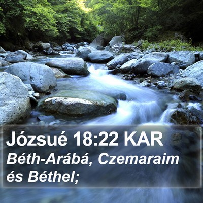 Józsué 18:22 KAR Bible Verse Image