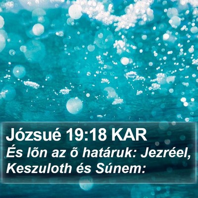 Józsué 19:18 KAR Bible Verse Image