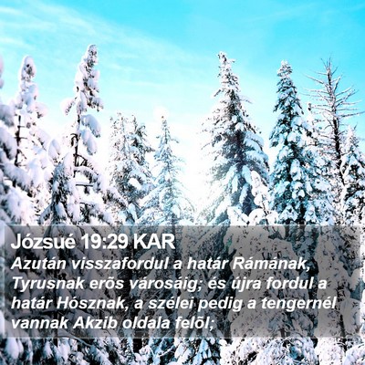 Józsué 19:29 KAR Bible Verse Image