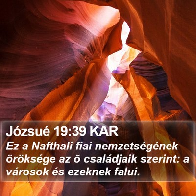 Józsué 19:39 KAR Bible Verse Image