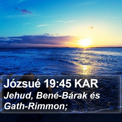 Józsué 19:45 KAR Bible Verse Image