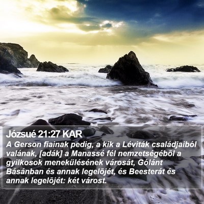 Józsué 21:27 KAR Bible Verse Image