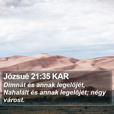 Józsué 21:35 KAR Bible Verse Image