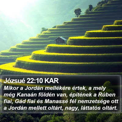 Józsué 22:10 KAR Bible Verse Image