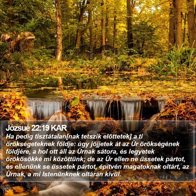 Józsué 22:19 KAR Bible Verse Image